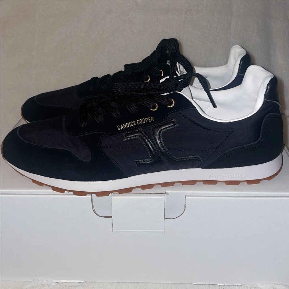 NWT Candice Cooper Plume 3 Sneaker in Black - Picture 12 of 14